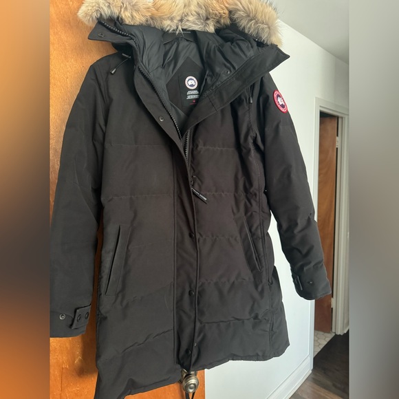 Womens Canada Goose Shelburne Parka - Black - Picture 3 of 6